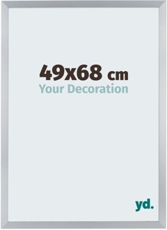 Fotolijst 49x68 cm - Zilver Glans - MDF - Catania