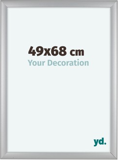 Fotolijst 49x68 cm - Zilver Mat - MDF - Como