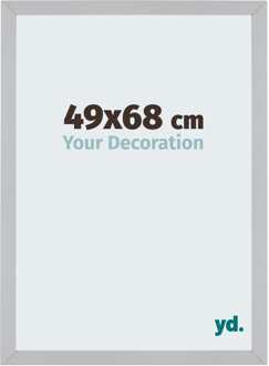 Fotolijst 49x68 cm - Zilver Mat - MDF - Mura