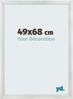 Fotolijst 49x68 cm - Zilver Mat - MDF - Pisa
