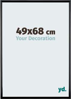 Fotolijst 49x68 cm - Zwart Hoogglans - Kunststof - Bordeaux