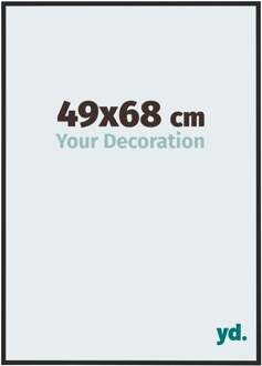 Fotolijst 49x68 cm - Zwart Mat - Aluminium - New York