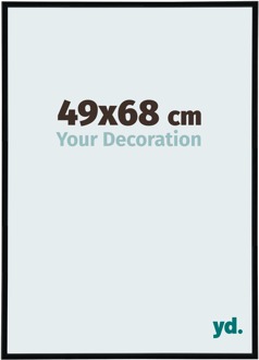 Fotolijst 49x68 cm - Zwart Mat - Kunststof - Annecy