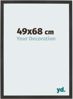 Fotolijst 49x68 cm - Zwart Mat - MDF - Bologna