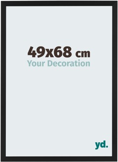 Fotolijst 49x68 cm - Zwart Mat - MDF - Catania