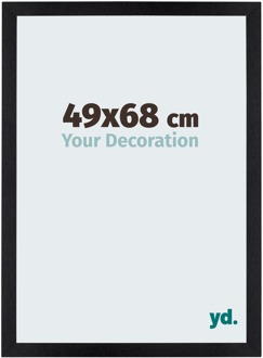 Fotolijst 49x68 cm - Zwart Mat - MDF - Mura