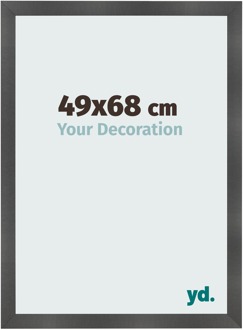 Fotolijst 49x68 cm - Zwart Mat - MDF - Pisa