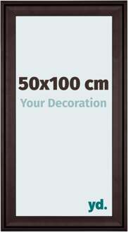 Fotolijst 50x100 cm - Bruin - Hout - Birmingham
