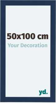 Fotolijst 50x100 cm - Donkerblauw Geveegd - MDF - Como