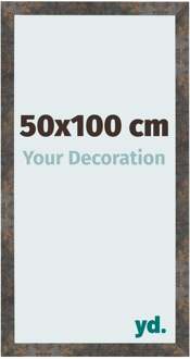 Fotolijst 50x100 cm - Geoxideerd Metaal - MDF - Bologna