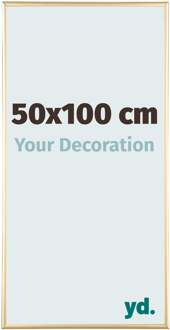 Fotolijst 50x100 cm - Goud Glans - Aluminium - Austin