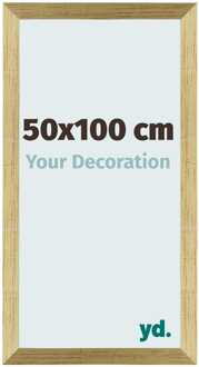 Fotolijst 50x100 cm - Goud Glans - MDF - Mura