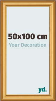 Fotolijst 50x100 cm - Goud Mat - MDF - Lazio