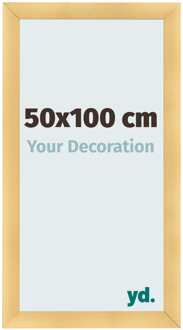 Fotolijst 50x100 cm - Goud Mat - MDF - Pisa