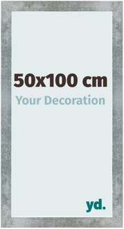 Fotolijst 50x100 cm - IJzer Geveegd - MDF - Mura