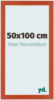 Fotolijst 50x100 cm - Oranje - MDF - Mura