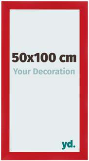 Fotolijst 50x100 cm - Rood - MDF - Pisa