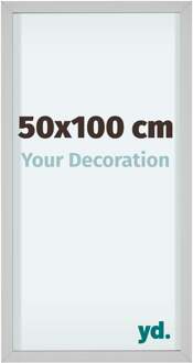 Fotolijst 50x100 cm - Wit - Aluminium - Virginia