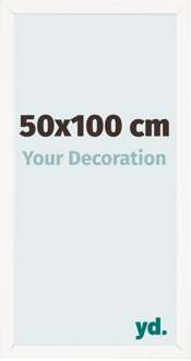 Fotolijst 50x100 cm - Wit Hoogglans - MDF - Bologna