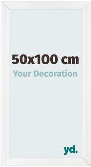 Fotolijst 50x100 cm - Wit Hoogglans - MDF - Pisa