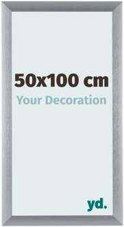 Fotolijst 50x100 cm - Zilver Geborsteld - Aluminium - Tucson