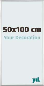 Fotolijst 50x100 cm - Zilver Glanzend - Aluminium - Austin