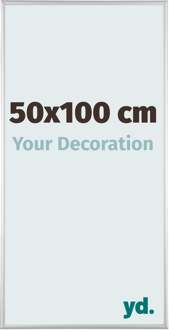 Fotolijst 50x100 cm - Zilver Mat - Aluminium - Austin