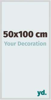 Fotolijst 50x100 cm - Zilver Mat - Aluminium - Miami