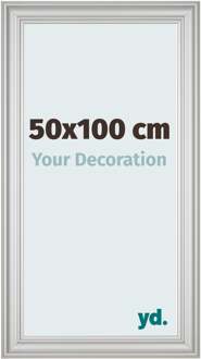 Fotolijst 50x100 cm - Zilver Mat - MDF - Lazio