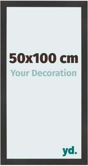 Fotolijst 50x100 cm - Zwart Mat - MDF - Bologna