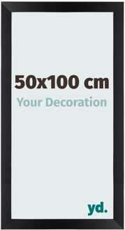 Fotolijst 50x100 cm - Zwart Mat - MDF - Mura