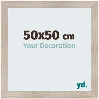 Fotolijst 50x50 cm - Eiken Licht - MDF - Pisa