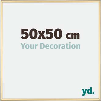 Fotolijst 50x50 Goud Aluminium Kent - 50x50 cm