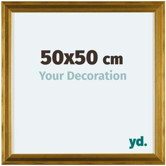 Fotolijst 50x50cm Goud Hout Lincoln - 50x50 cm