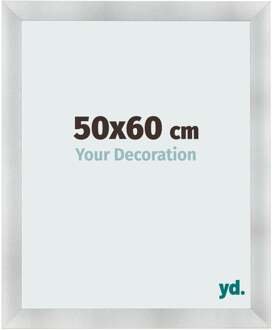 Fotolijst 50x60 cm - Aluminium Geborsteld - MDF - Pisa