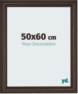 Fotolijst 50x60 cm - Eiken Donker - MDF - Lazio
