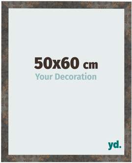 Fotolijst 50x60 cm - Geoxideerd Metaal - MDF - Bologna