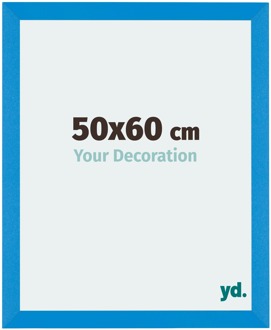 Fotolijst 50x60 cm - Helder Blauw - MDF - Mura