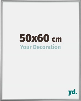 Fotolijst 50x60 cm - Platina - Aluminium - Kent