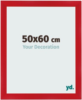 Fotolijst 50x60 cm - Rood - MDF - Pisa