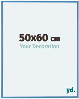 Fotolijst 50x60 cm - Staal Blauw - Aluminium - Kent