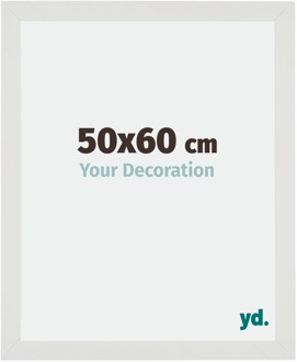 Fotolijst 50x60 cm - Wit Mat - MDF - Mura