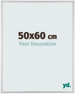 Fotolijst 50x60 cm - Zilver Mat - Aluminium - Kent
