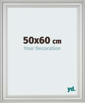 Fotolijst 50x60 cm - Zilver Mat - MDF - Lazio