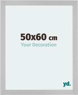 Fotolijst 50x60 cm - Zilver Mat - MDF - Mura