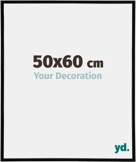 Fotolijst 50x60 cm - Zwart Hoogglans - Kunststof - Annecy