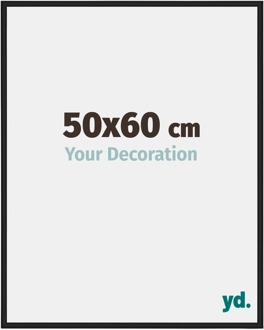 Fotolijst 50x60 cm - Zwart Mat - Aluminium - New York