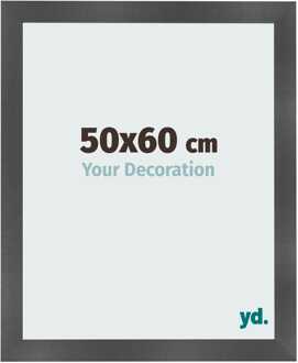 Fotolijst 50x60 cm - Zwart Mat - MDF - Pisa