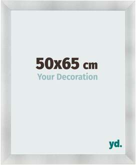 Fotolijst 50x65 cm - Aluminium Geborsteld - MDF - Pisa
