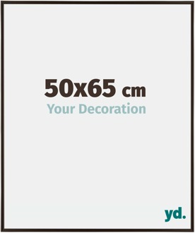 Fotolijst 50x65 cm - Antraciet - Kunststof - Evry